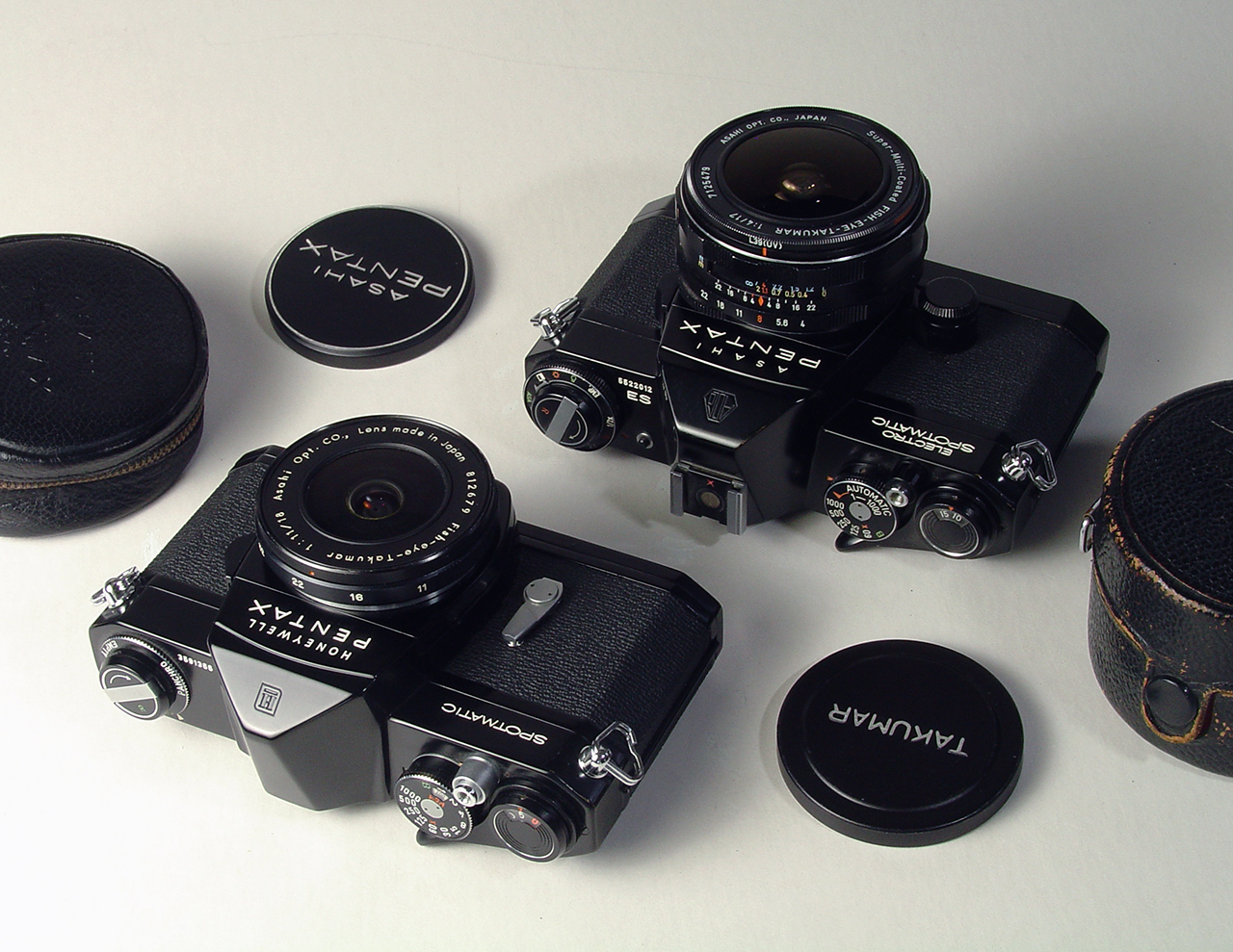 Fish-eye-Takumar 1:11/18 and Super-Multi-Coated Fish-Eye-Takumar 1:4/17